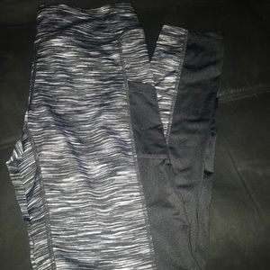 Black and Gray Athletic Pants